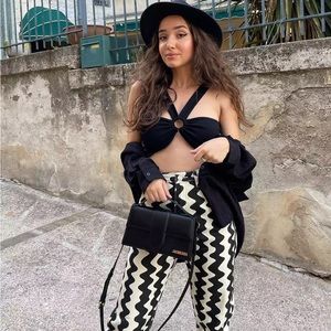 High waisted Wavy Retro Straight Leg Trousers from CIDER🖤